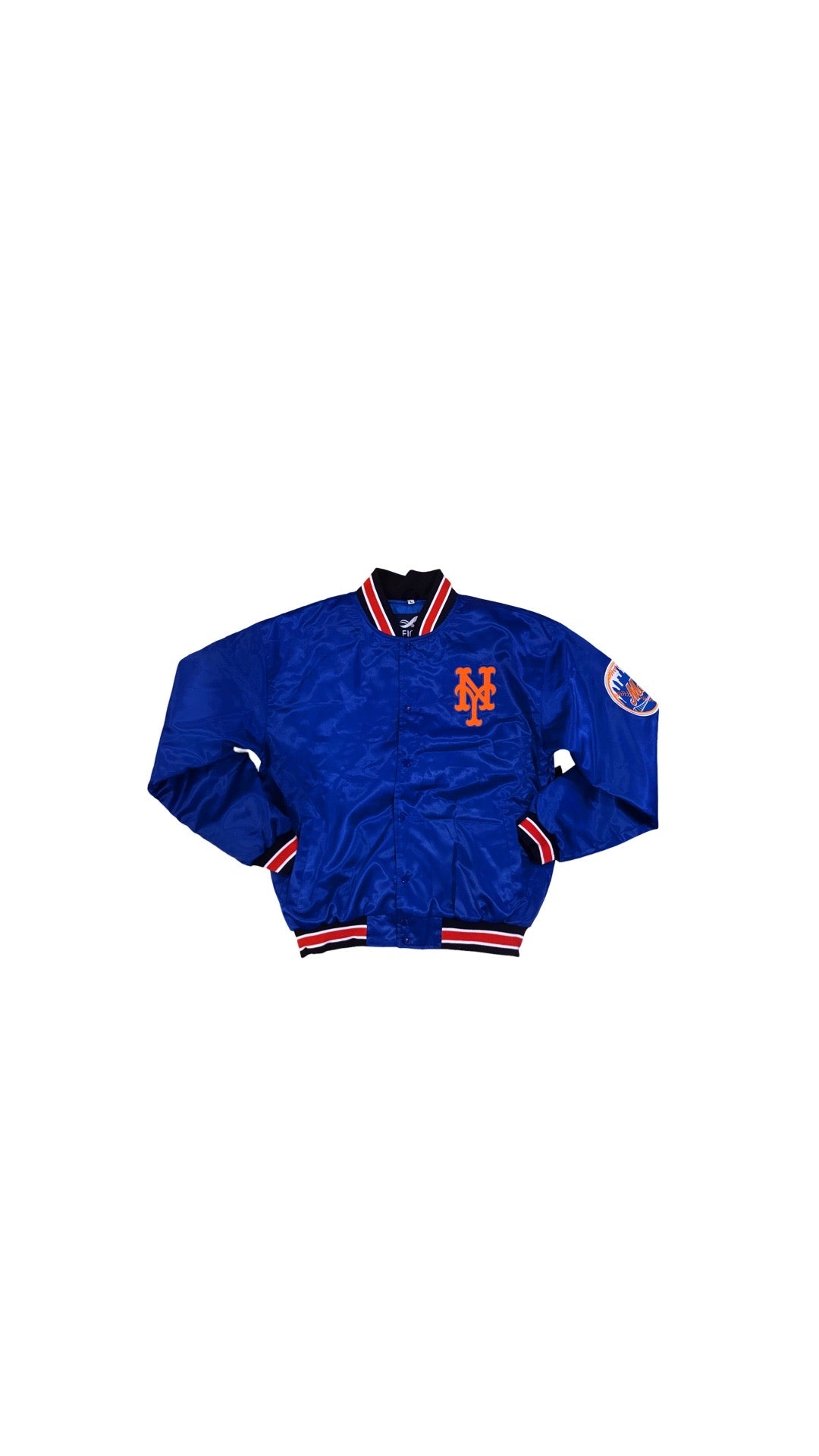 Vintage 90s NY Mets Black Satin Bomber Jacket – The Luxury Times World
