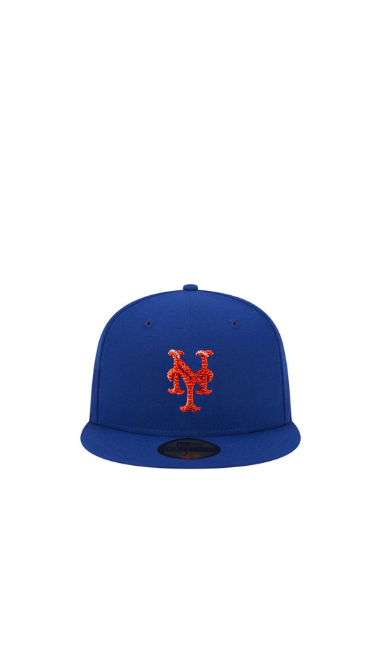 Royal Blue New York Studded Fitted Hat